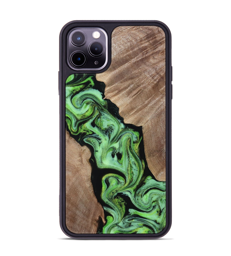 iPhone 11 Pro Max Wood Phone Case - Van (Neon, 817677)