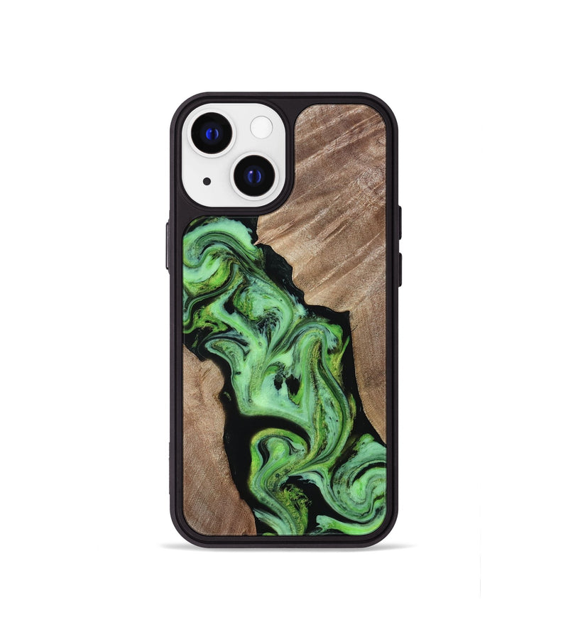 iPhone 13 mini Wood Phone Case - Van (Neon, 817677)