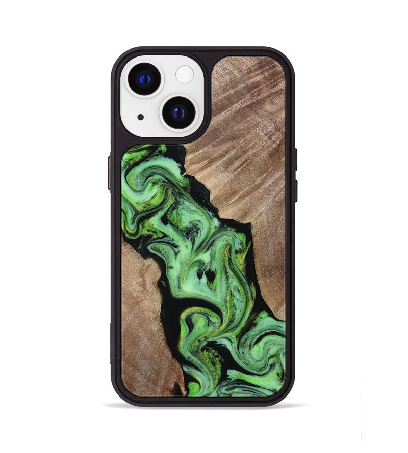 iPhone 13 Wood Phone Case - Van (Neon, 817677)
