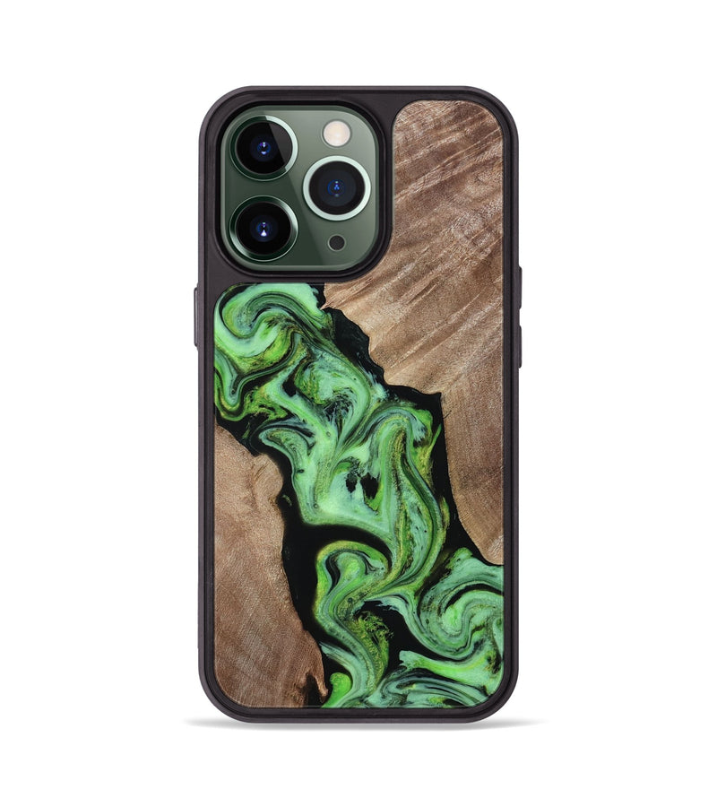 iPhone 13 Pro Wood Phone Case - Van (Neon, 817677)