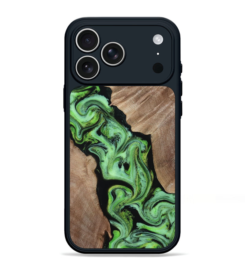 iPhone 17 Pro Max Wood Phone Case - Van (Neon, 817677)