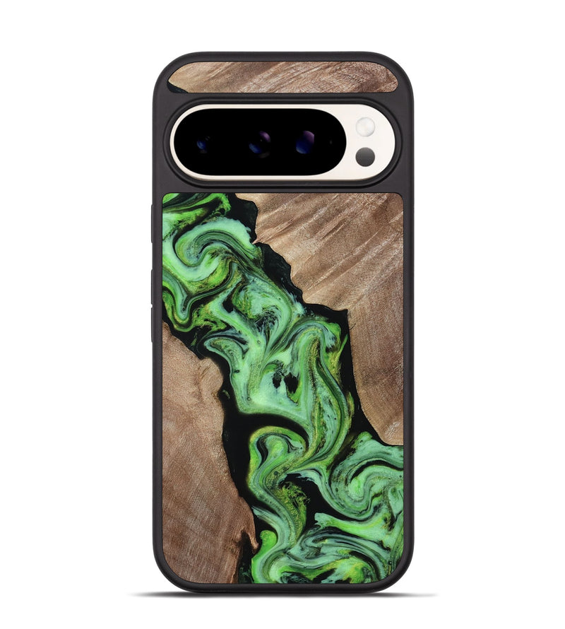 Pixel 9 Pro Wood Phone Case - Van (Neon, 817677)