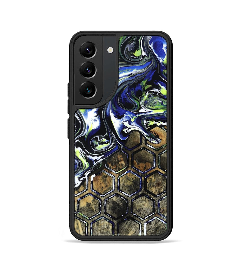 Galaxy S22 Wood Phone Case - Horace (Neon, 817678)