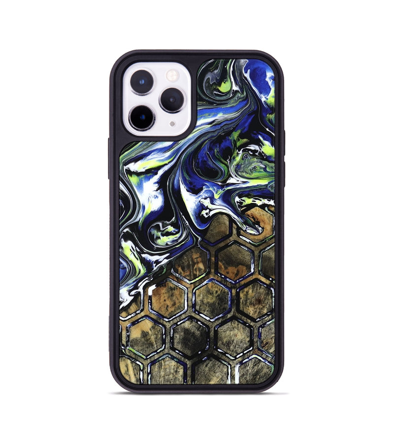 iPhone 11 Pro Wood Phone Case - Horace (Neon, 817678)
