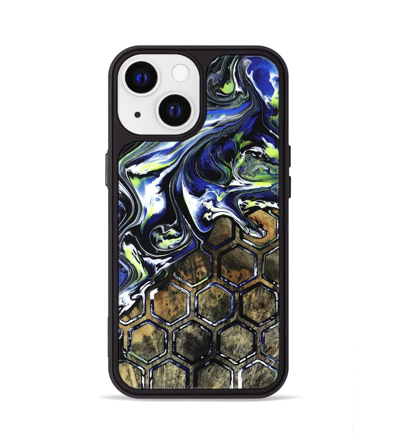 iPhone 13 Wood Phone Case - Horace (Neon, 817678)