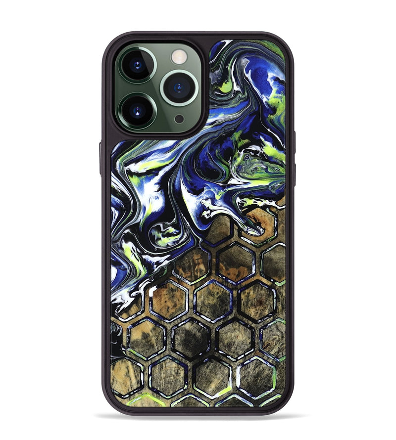 iPhone 13 Pro Max Wood Phone Case - Horace (Neon, 817678)