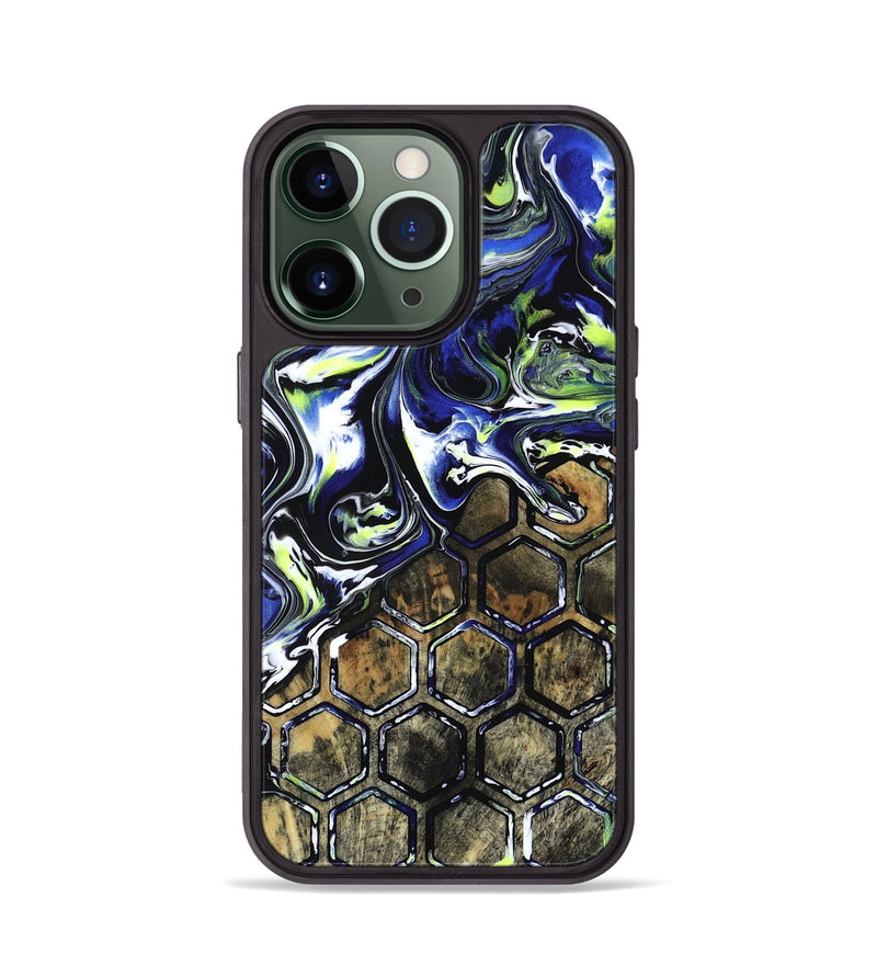 iPhone 13 Pro Wood Phone Case - Horace (Neon, 817678)