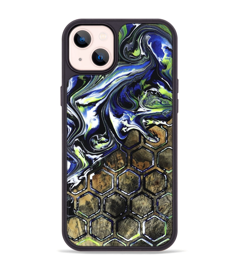 iPhone 14 Plus Wood Phone Case - Horace (Neon, 817678)
