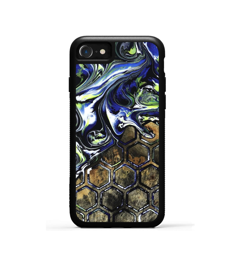 iPhone SE Wood Phone Case - Horace (Neon, 817678)