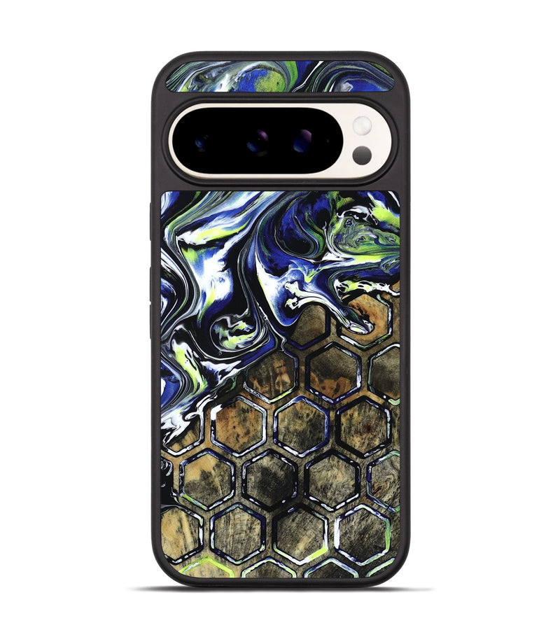 Pixel 9 Wood Phone Case - Horace (Neon, 817678)