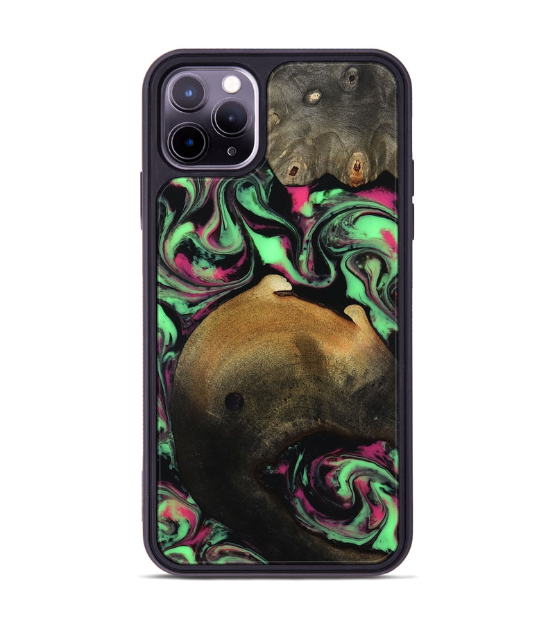 iPhone 11 Pro Max Wood Phone Case - Regina (Neon, 817679)