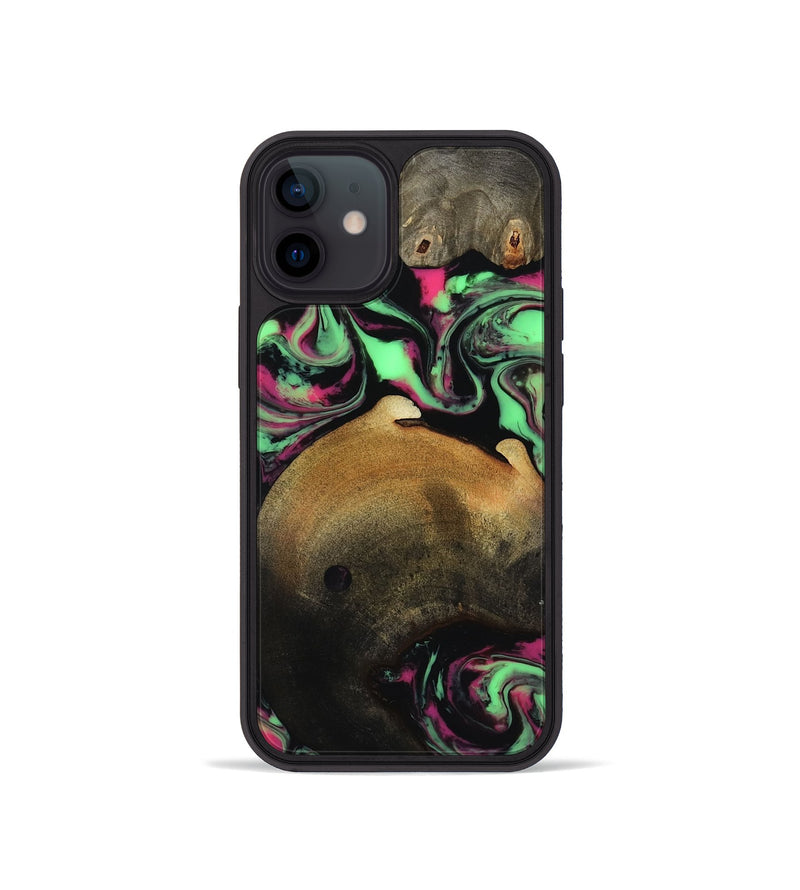 iPhone 12 mini Wood Phone Case - Regina (Neon, 817679)