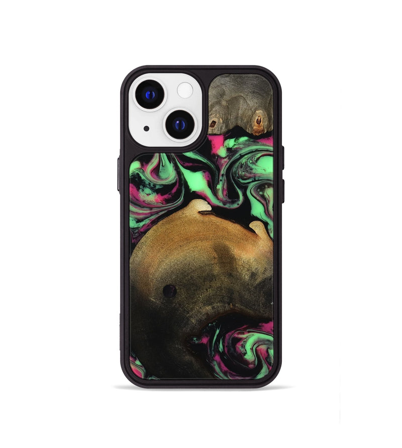 iPhone 13 mini Wood Phone Case - Regina (Neon, 817679)