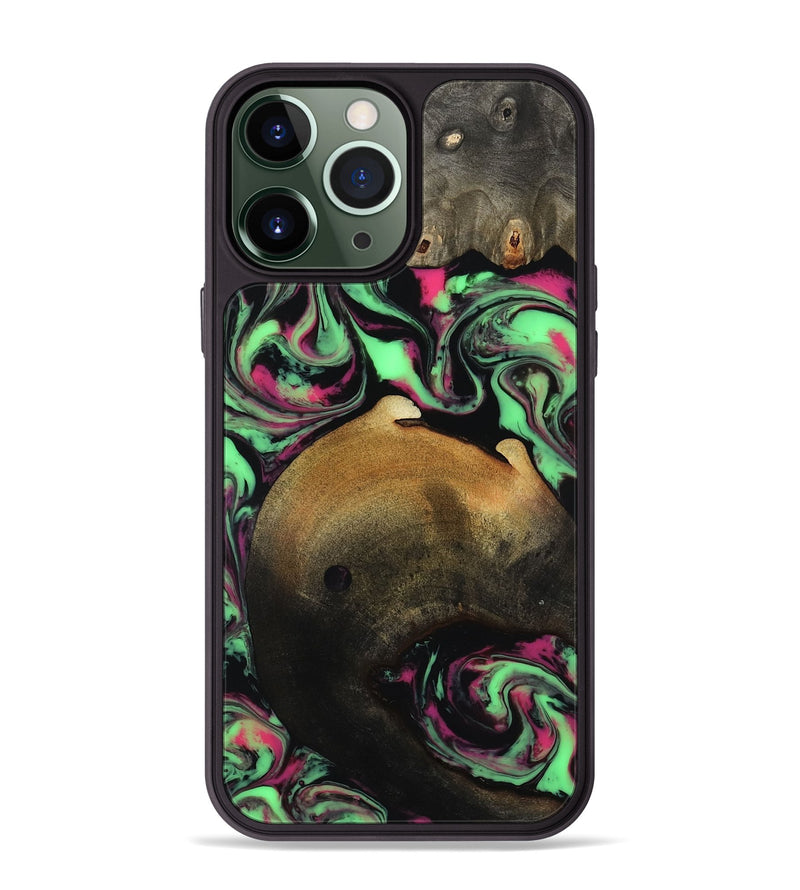 iPhone 13 Pro Max Wood Phone Case - Regina (Neon, 817679)