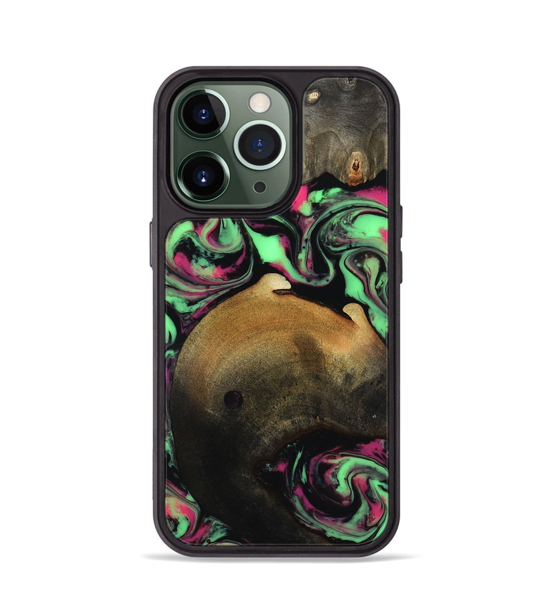 iPhone 13 Pro Wood Phone Case - Regina (Neon, 817679)