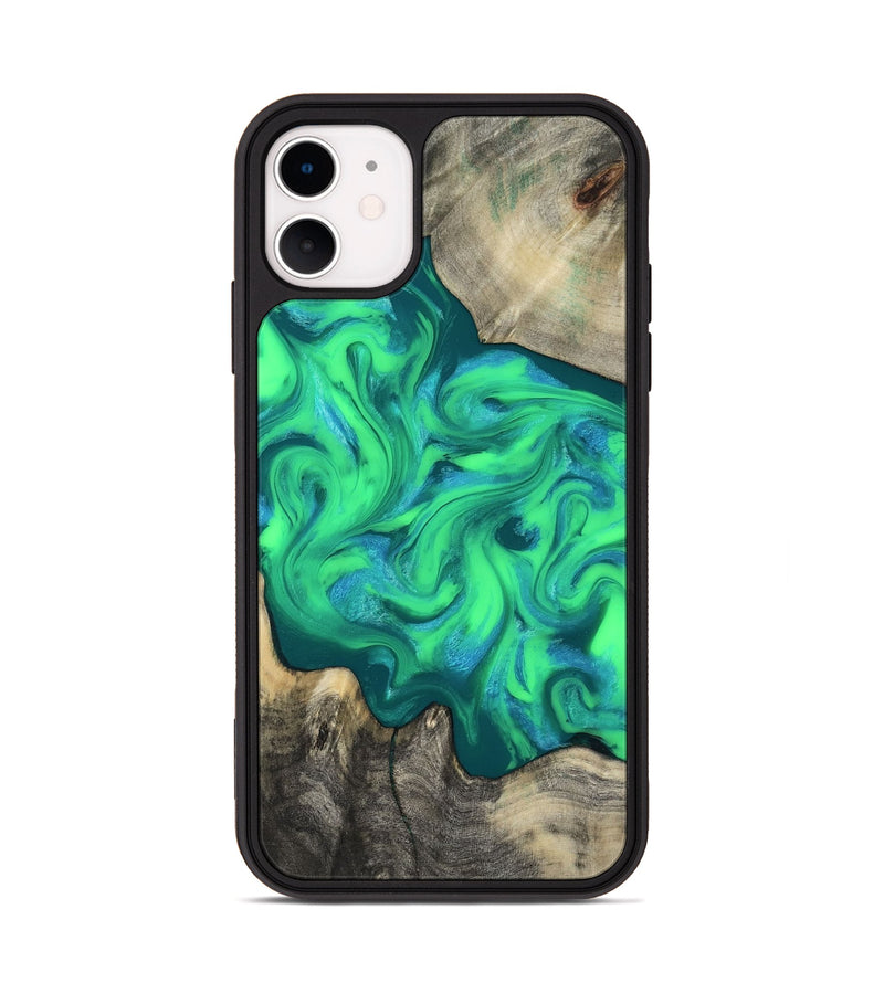 iPhone 11 Wood Phone Case - Carmela (Neon, 817680)
