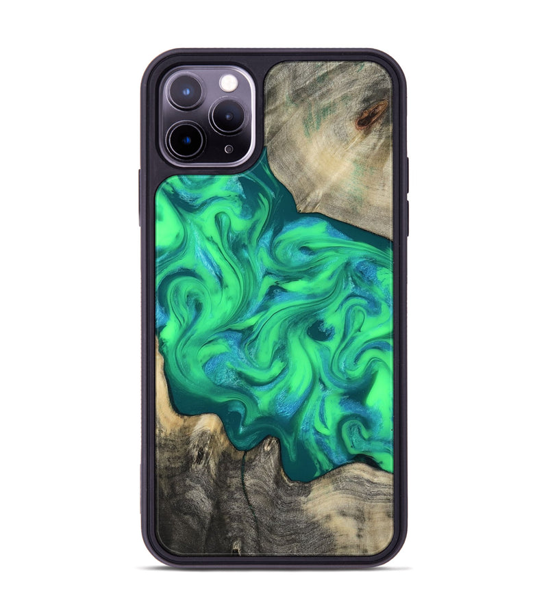 iPhone 11 Pro Max Wood Phone Case - Carmela (Neon, 817680)