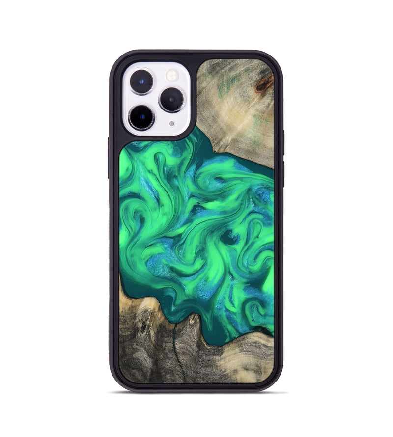 iPhone 11 Pro Wood Phone Case - Carmela (Neon, 817680)