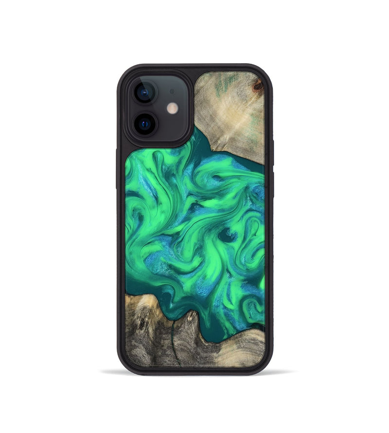 iPhone 12 mini Wood Phone Case - Carmela (Neon, 817680)