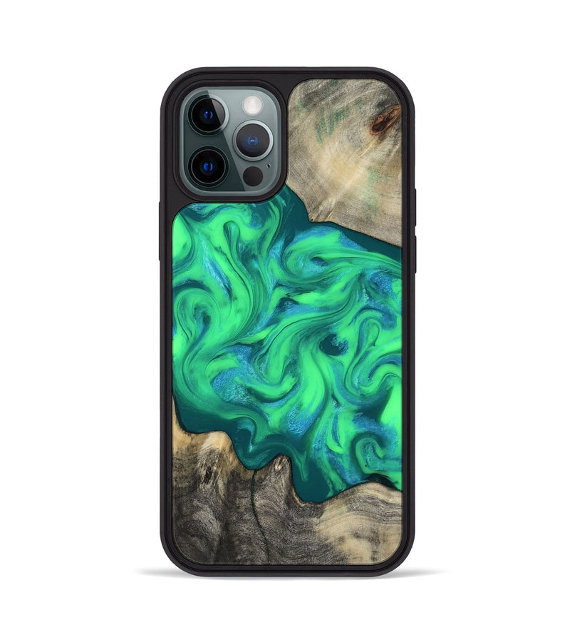 iPhone 12 Pro Wood Phone Case - Carmela (Neon, 817680)
