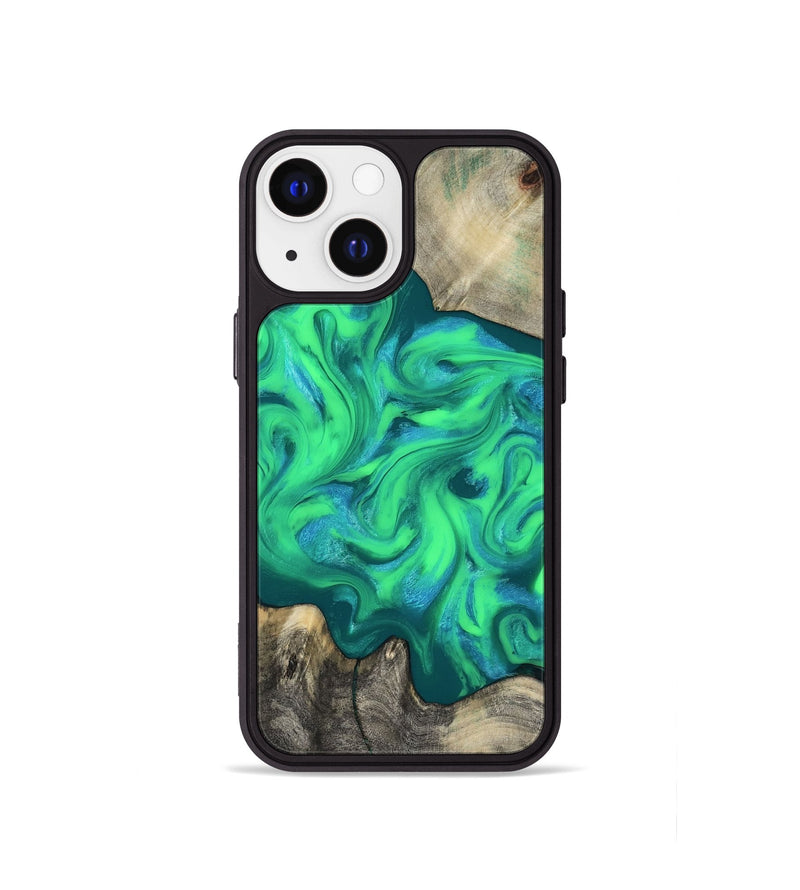 iPhone 13 mini Wood Phone Case - Carmela (Neon, 817680)