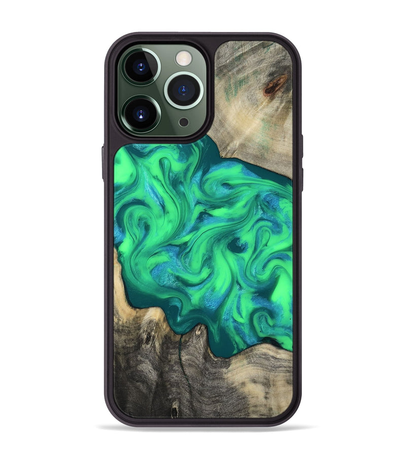 iPhone 13 Pro Max Wood Phone Case - Carmela (Neon, 817680)