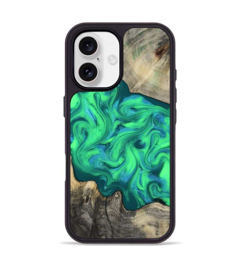 iPhone 17 Wood Phone Case - Carmela (Neon, 817680)