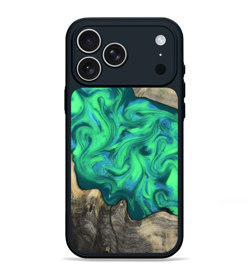 iPhone 17 Pro Max Wood Phone Case - Carmela (Neon, 817680)