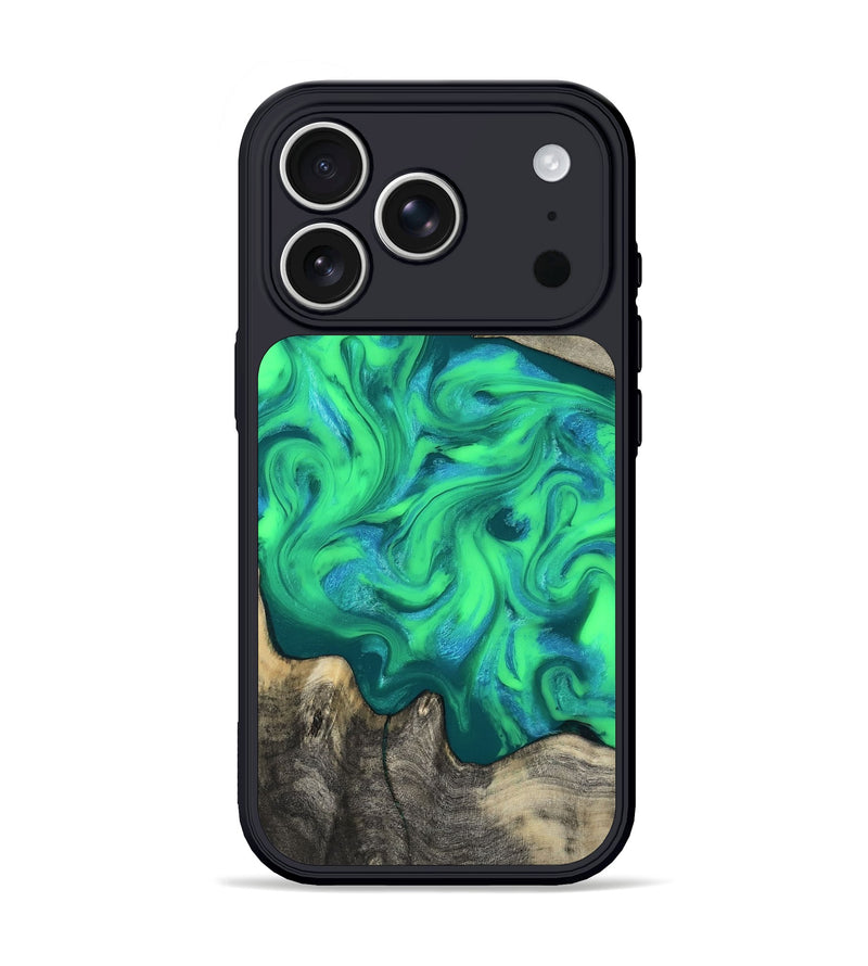 iPhone 17 Pro Wood Phone Case - Carmela (Neon, 817680)