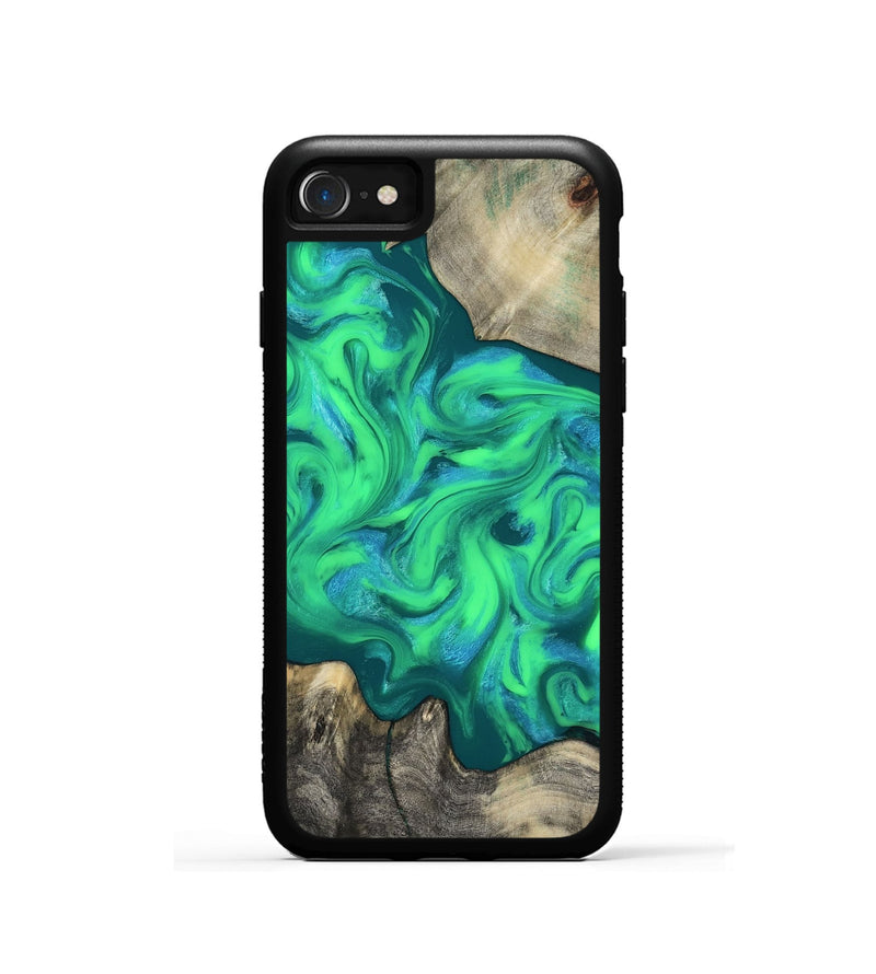 iPhone SE Wood Phone Case - Carmela (Neon, 817680)