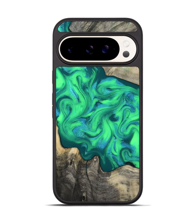 Pixel 9 Pro Wood Phone Case - Carmela (Neon, 817680)