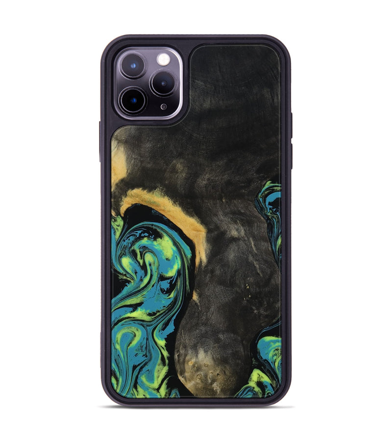 iPhone 11 Pro Max Wood Phone Case - Pinkie (Neon, 817681)