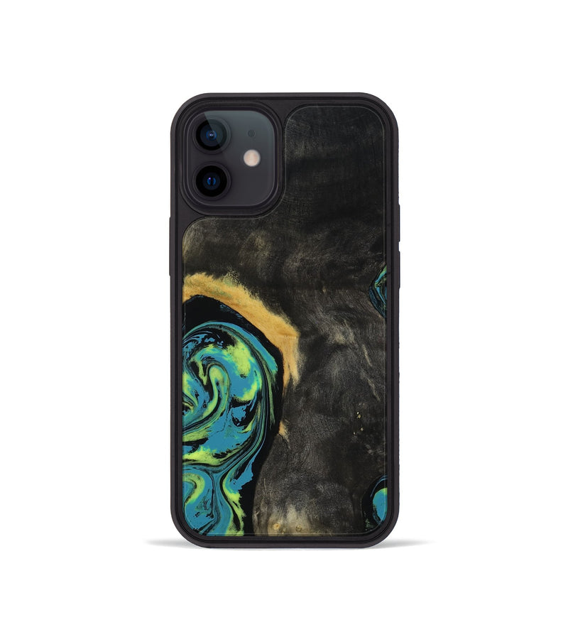 iPhone 12 mini Wood Phone Case - Pinkie (Neon, 817681)