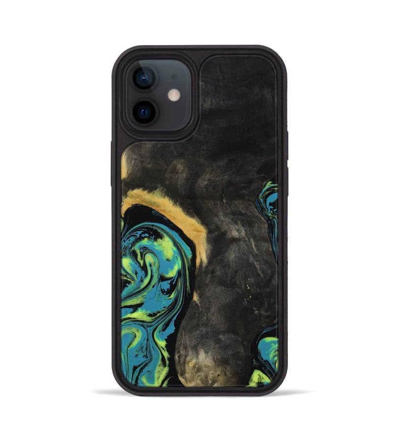 iPhone 12 Wood Phone Case - Pinkie (Neon, 817681)