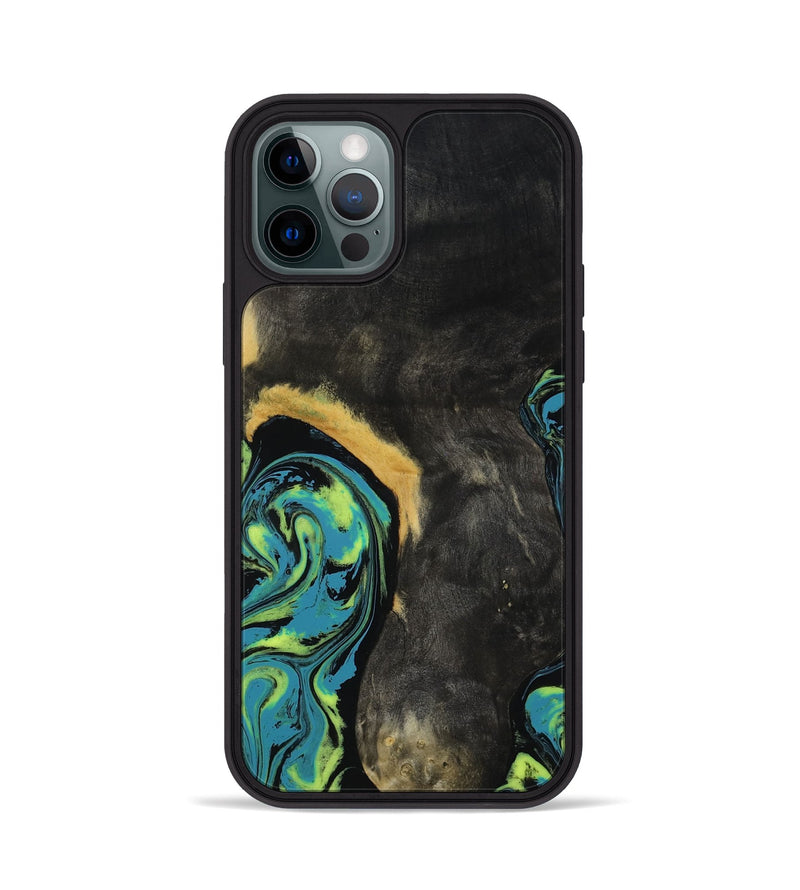 iPhone 12 Pro Wood Phone Case - Pinkie (Neon, 817681)