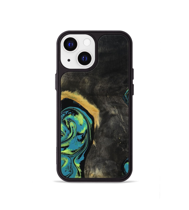 iPhone 13 mini Wood Phone Case - Pinkie (Neon, 817681)