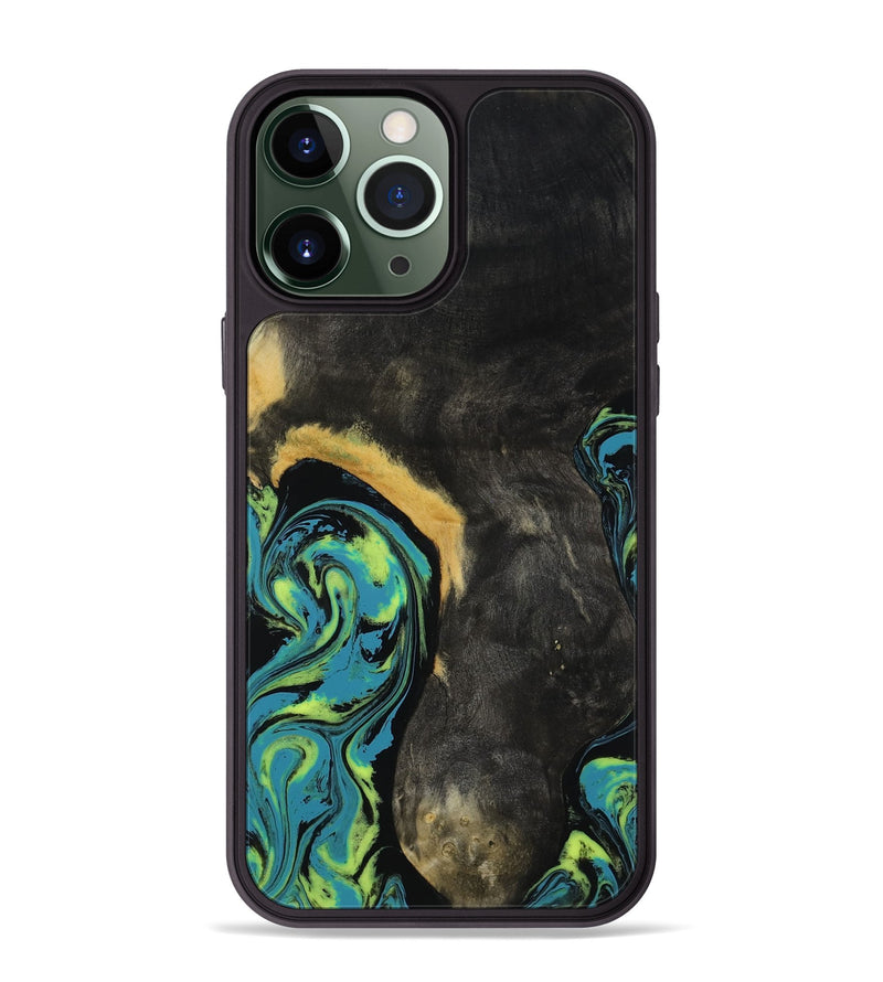 iPhone 13 Pro Max Wood Phone Case - Pinkie (Neon, 817681)