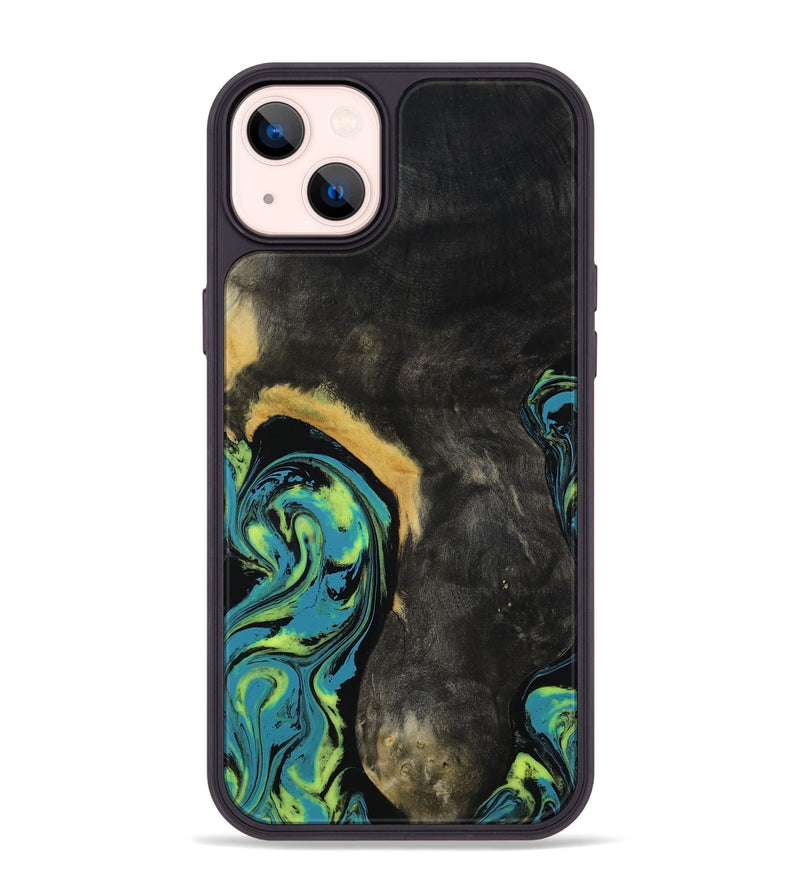 iPhone 14 Plus Wood Phone Case - Pinkie (Neon, 817681)
