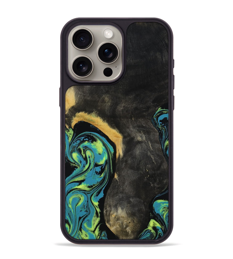 iPhone 15 Pro Max Wood Phone Case - Pinkie (Neon, 817681)