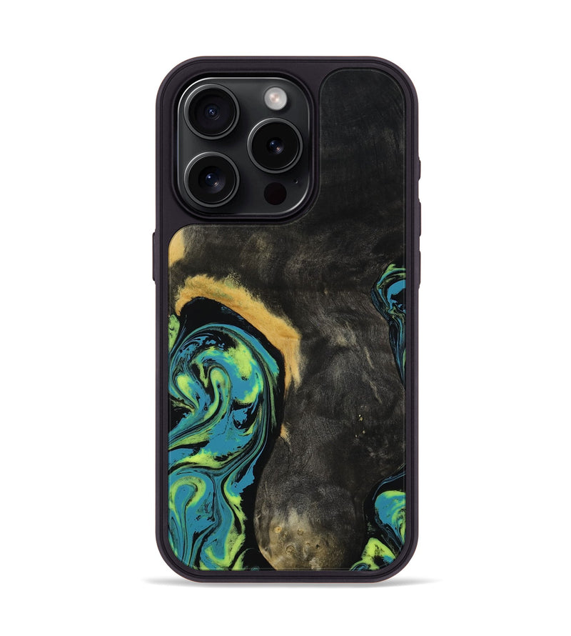 iPhone 15 Pro Wood Phone Case - Pinkie (Neon, 817681)