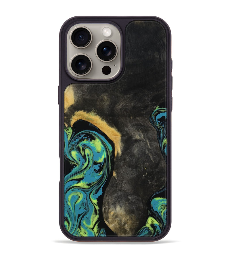 iPhone 16 Pro Max Wood Phone Case - Pinkie (Neon, 817681)