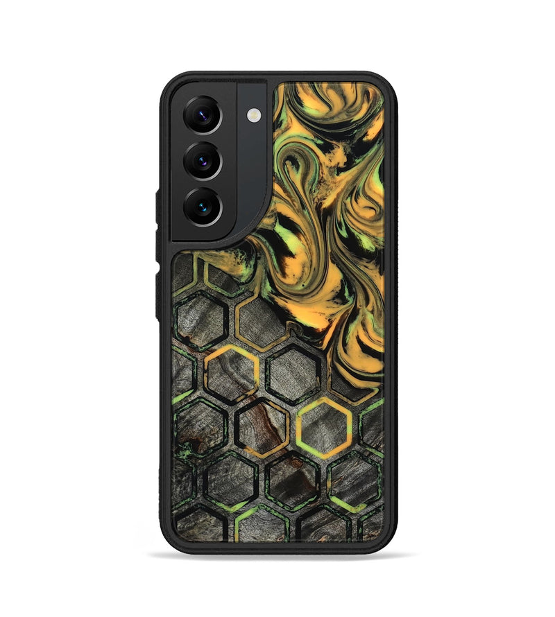 Galaxy S22 Wood Phone Case - Darion (Neon, 817682)