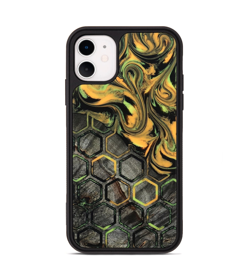 iPhone 11 Wood Phone Case - Darion (Neon, 817682)