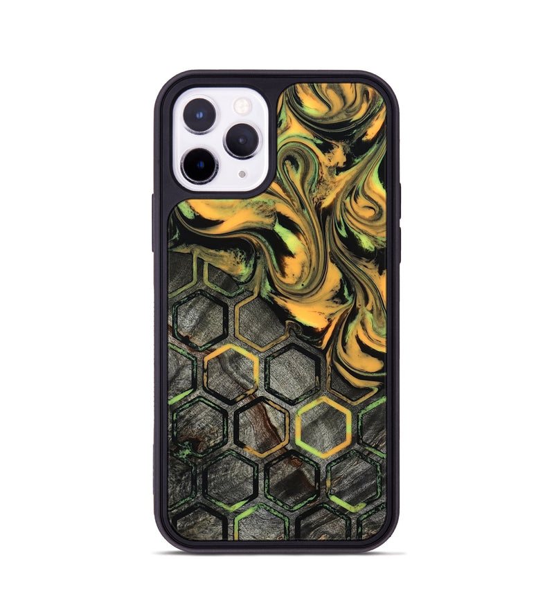 iPhone 11 Pro Wood Phone Case - Darion (Neon, 817682)