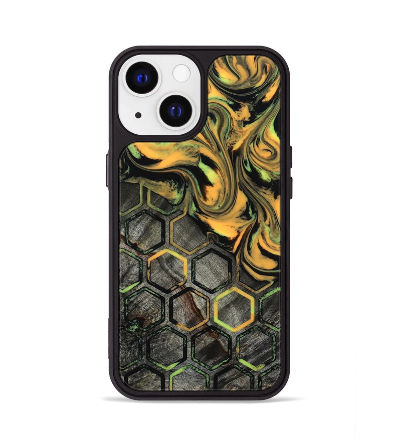 iPhone 13 Wood Phone Case - Darion (Neon, 817682)