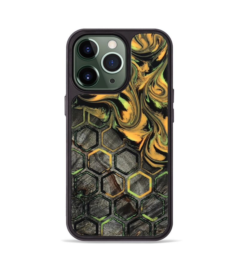 iPhone 13 Pro Wood Phone Case - Darion (Neon, 817682)