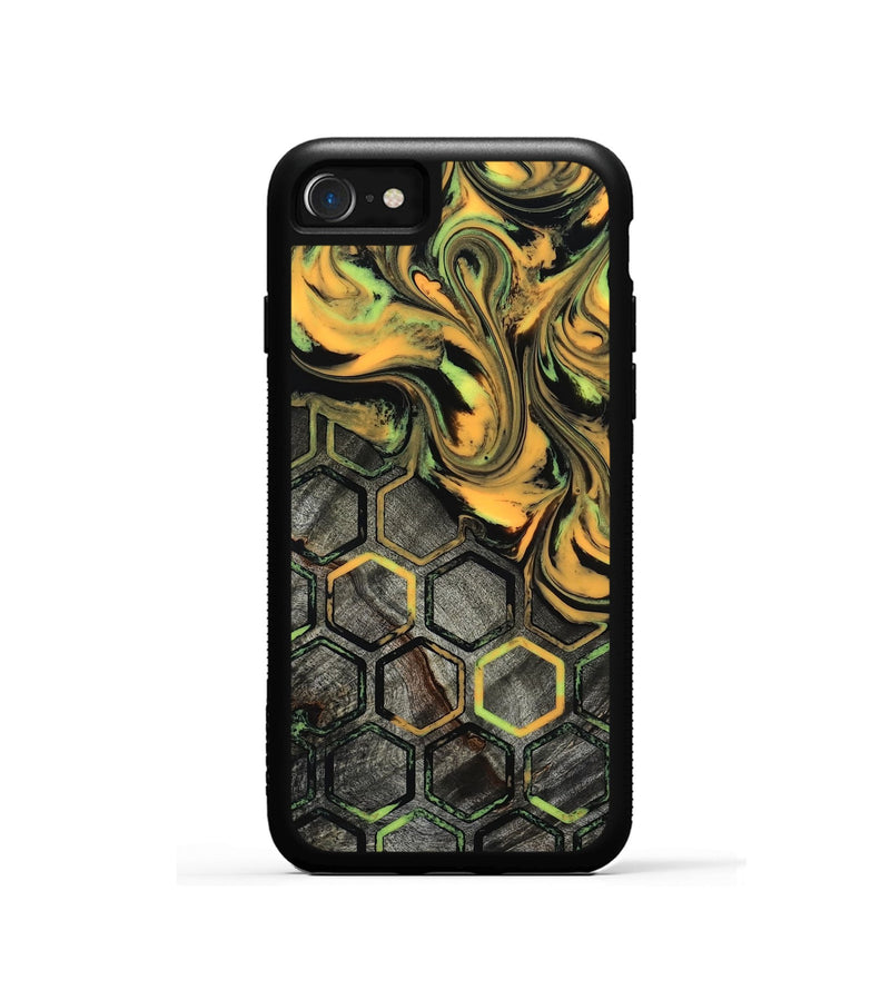iPhone SE Wood Phone Case - Darion (Neon, 817682)