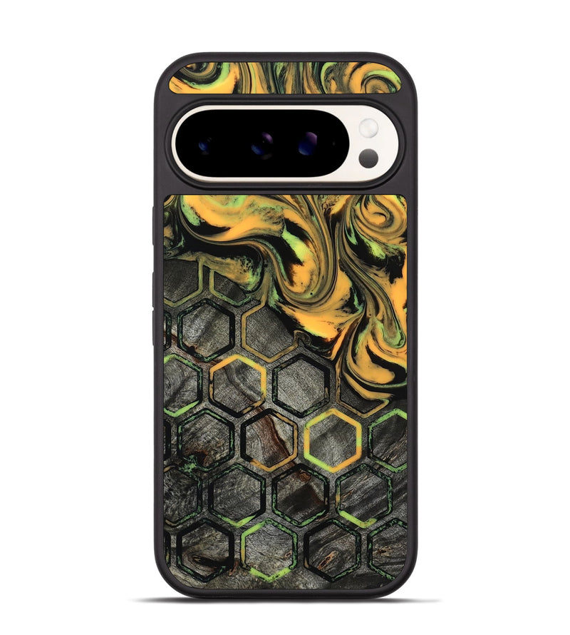 Pixel 9 Wood Phone Case - Darion (Neon, 817682)