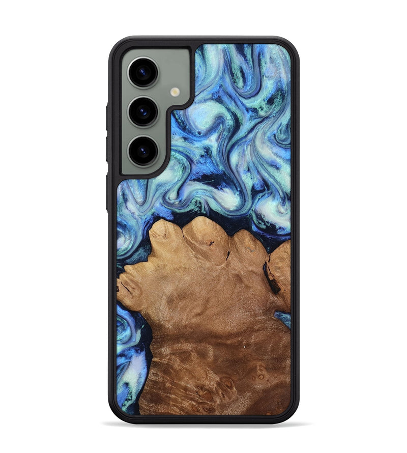 Galaxy S24 Plus Wood Phone Case - Darrick (Blue, 817687)