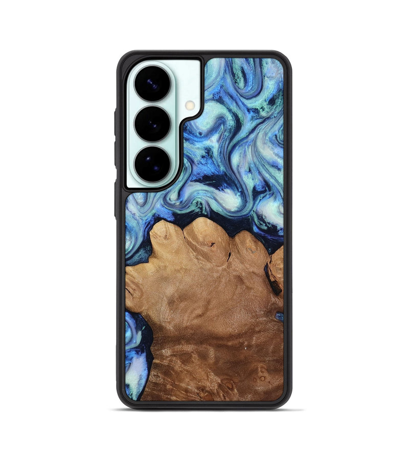 Galaxy S26 Wood Phone Case - Darrick (Blue, 817687)